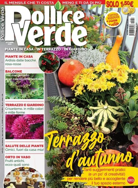 Pollice Verde – ottobre 2021 Cover