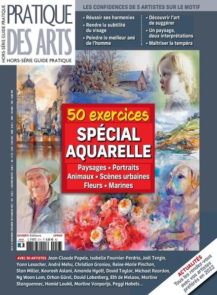 Pratique des Arts – Demos Aquarelle 2021 Cover