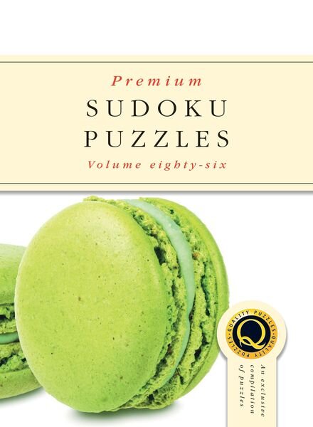 Premium Sudoku – October 2021 Cover