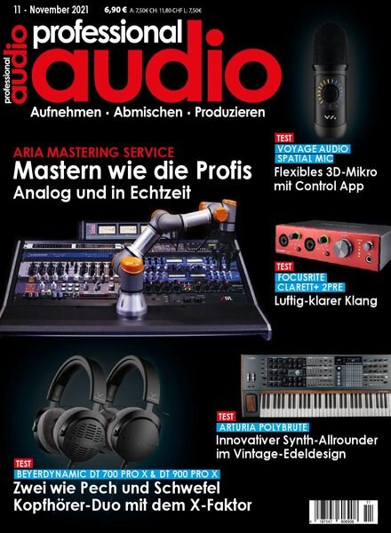 Professional Audio – November 2021 Cover