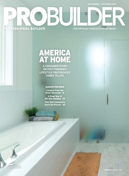 Professional Builder – September-October 2021 Cover