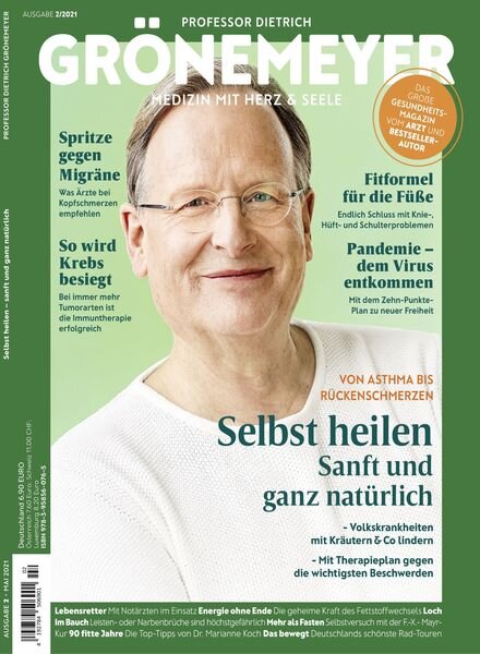 Professor Dietrich GrOnemeyer – 28 Mai 2021 Cover