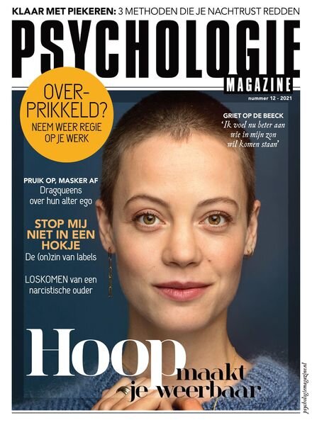 Psychologie Magazine – december 2021 Cover