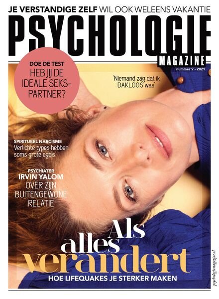 Psychologie Magazine – september 2021 Cover