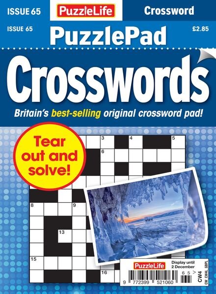 PuzzleLife PuzzlePad Crosswords – 04 November 2021 Cover