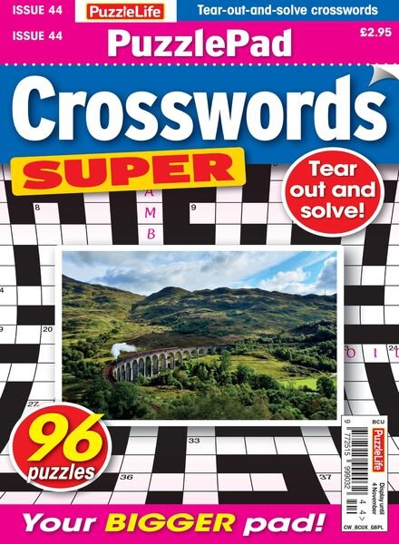 PuzzleLife PuzzlePad Crosswords Super – 07 October 2021 Cover