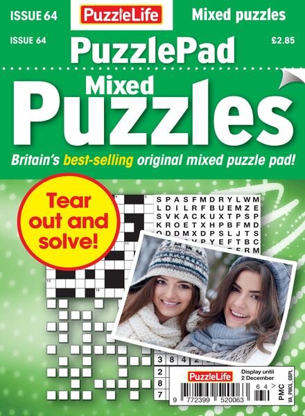 PuzzleLife PuzzlePad Puzzles – 04 November 2021 Cover