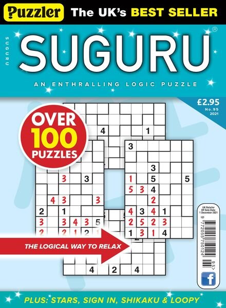 Puzzler Suguru – November 2021 Cover