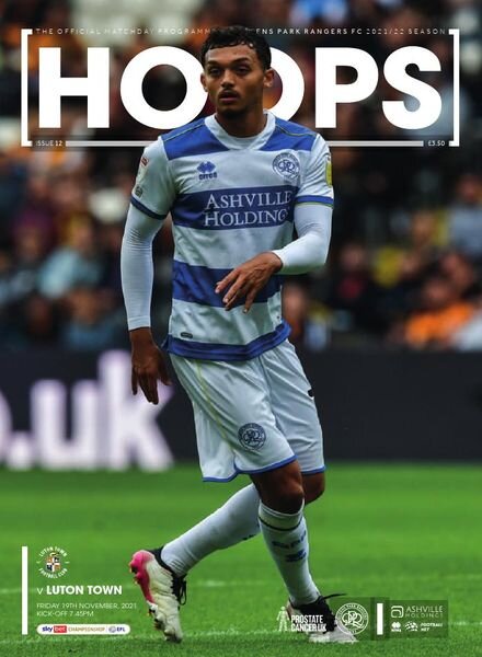 QPR Official Programmes – Issue 12 – QPR v Luton Town – 19 November 2021 Cover