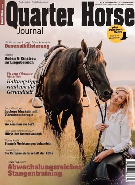 Quarter Horse Journal – 25 September 2021 Cover