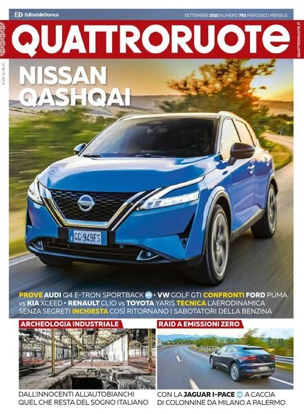Quattroruote Italia – settembre 2021 Cover