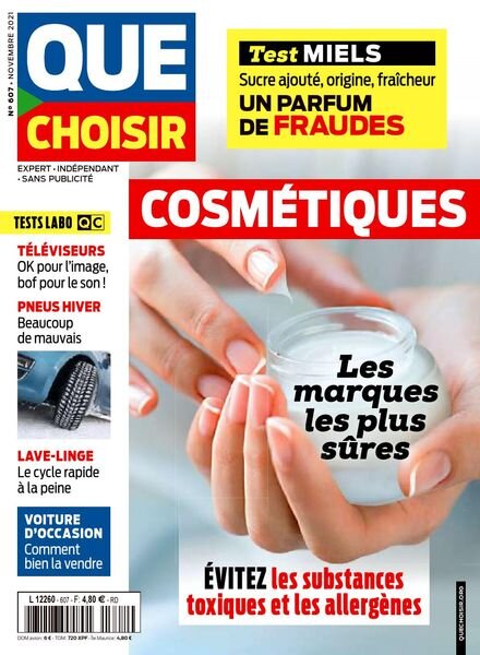 Que Choisir – Novembre 2021 Cover