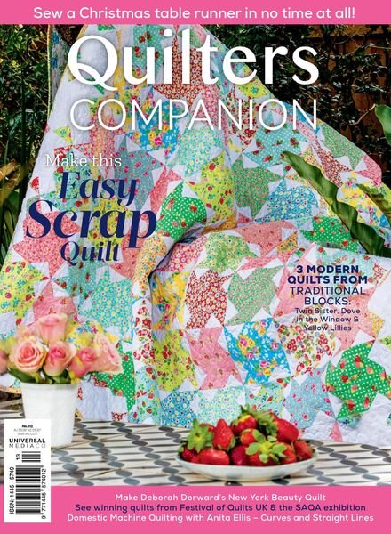 Quilters Companion – November 2021 Cover