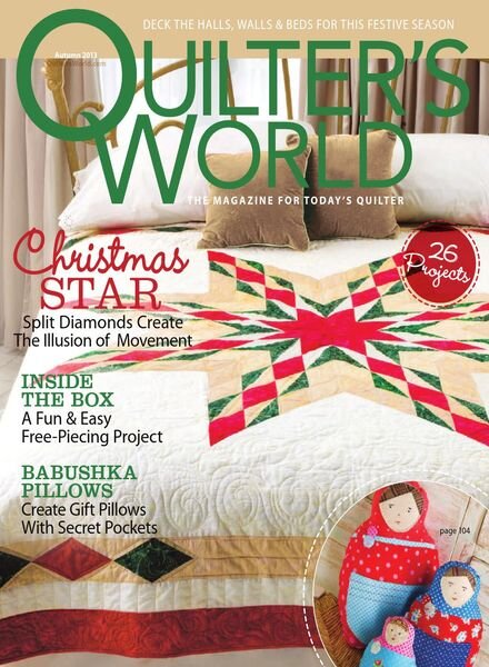 Quilter’s World – Fall 2013 Cover