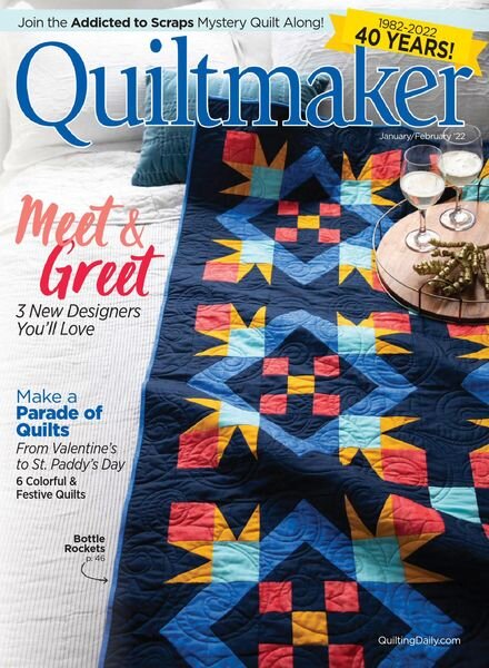 Quiltmaker – January 2022 Cover