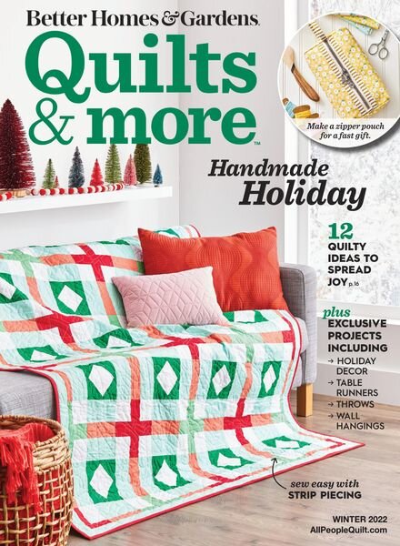 Quilts and More – October 2021 Cover