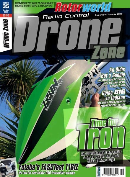 Radio Control DroneZone – Issue 35 – December 2021 – January 2022 Cover