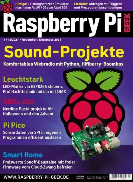 Raspberry Pi Geek – 07 Oktober 2021 Cover