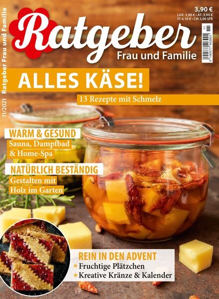 RATGEBER Frau und Familie – 29 Oktober 2021 Cover