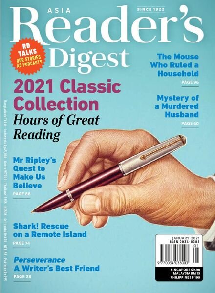 Reader’s Digest Asia – January 2021 Cover