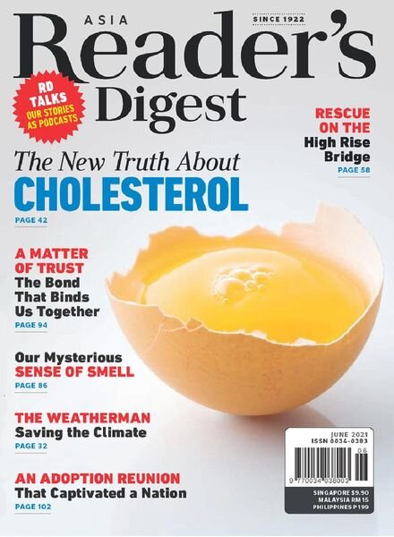 Reader’s Digest Asia – June 2021 Cover