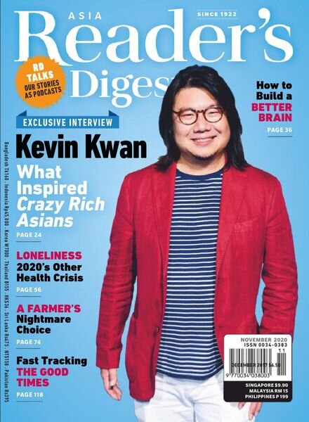 Reader’s Digest Asia – November 2020 Cover