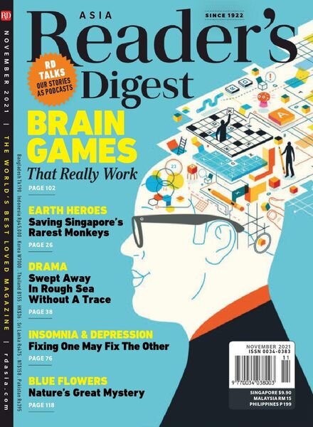 Reader’s Digest Asia – November 2021 Cover