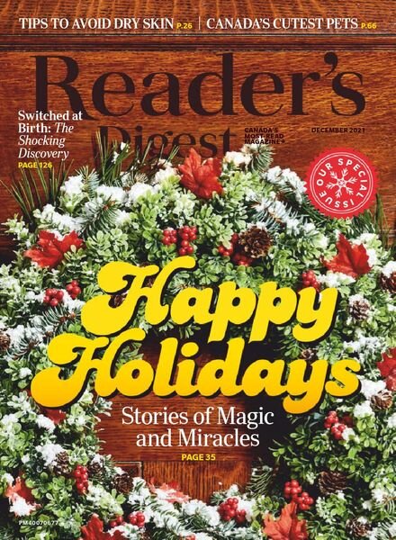 Reader’s Digest Canada – December 2021 Cover