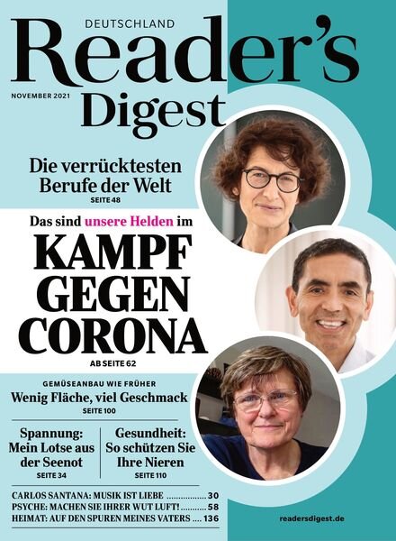 Reader’s Digest Germany – 25 Oktober 2021 Cover