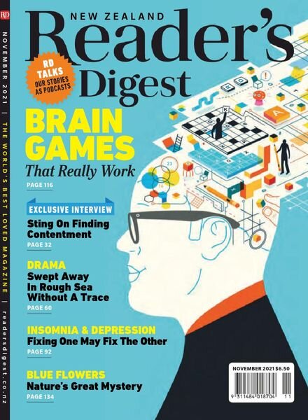 Reader’s Digest New Zealand – November 2021 Cover