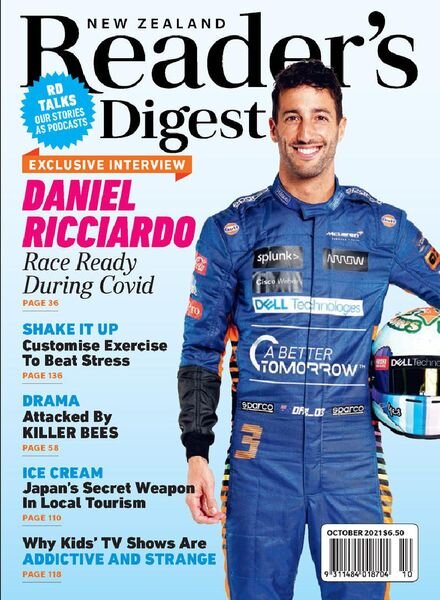 Reader’s Digest New Zealand – October 2021 Cover