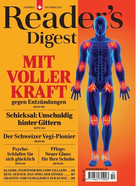 Reader’s Digest Schweiz – 27 September 2021 Cover