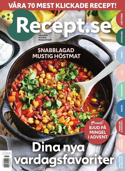Receptse – oktober 2021 Cover
