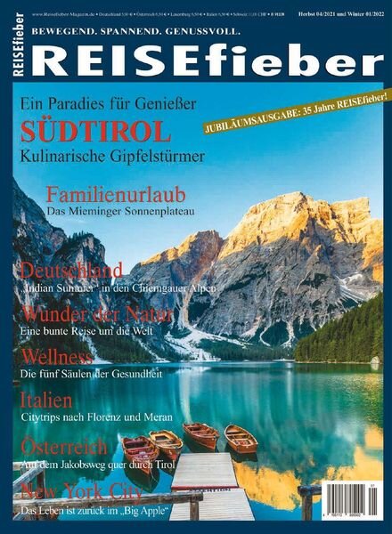 Reisefieber – Herbst 2021 – Winter 2022 Cover