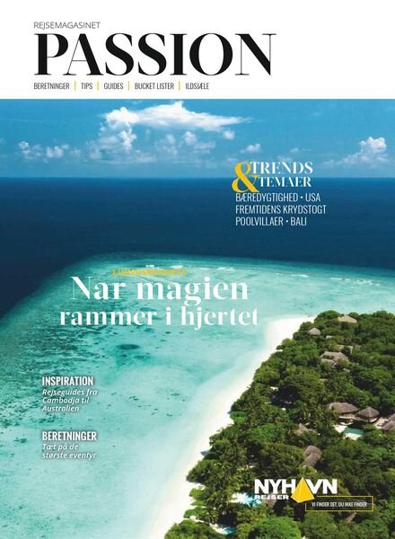 Rejsemagasinet Passion – marts 2020 Cover