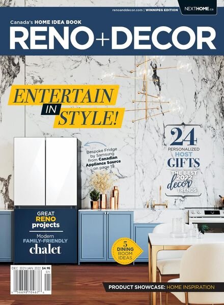 Reno + Decor – December 2021-January 2022 Cover