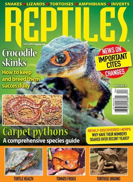 Reptiles – March-April 2020 Cover