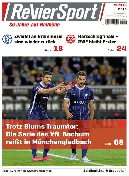 RevierSport – 01 November 2021 Cover