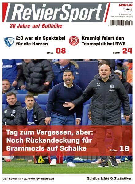 RevierSport – 08 November 2021 Cover