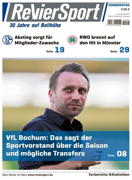 RevierSport – 11 November 2021 Cover