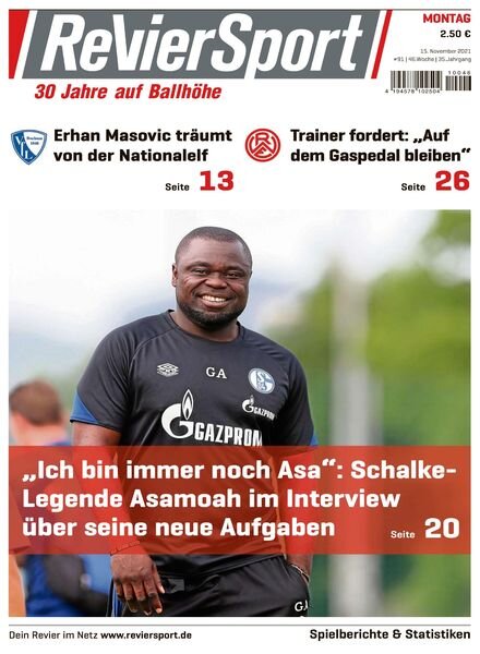 RevierSport – 15 November 2021 Cover