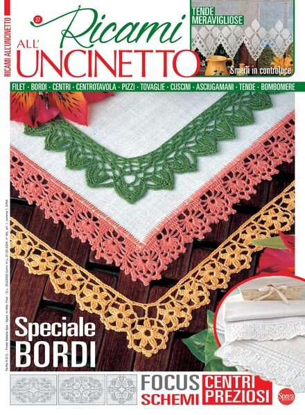 Ricami all’Uncinetto – novembre 2021 Cover