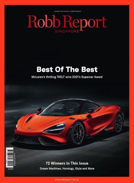 Robb Report Singapore – October 2021 Cover