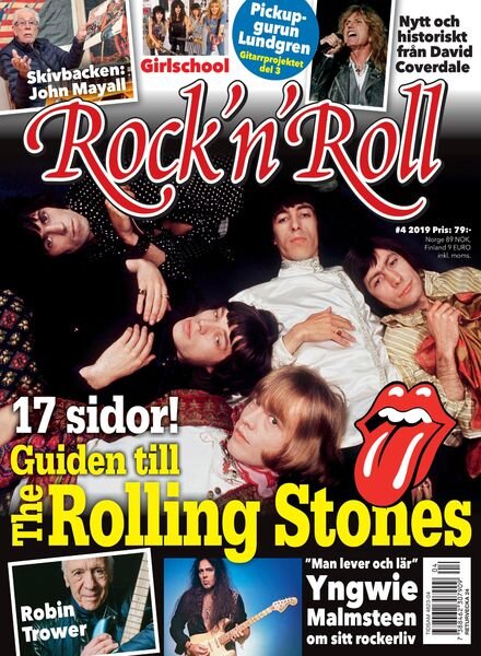 Rock’n’Roll Magazine Sverige – april 2019 Cover
