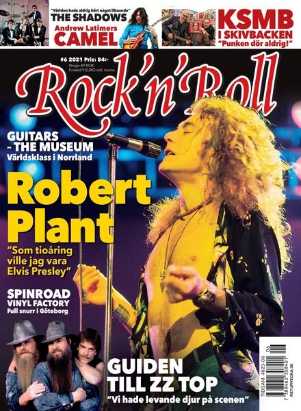 Rock’n’Roll Magazine Sverige – juli 2021 Cover