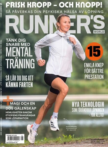 Runner’s World Sverige – september 2021 Cover