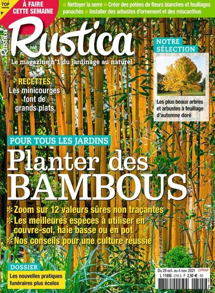 Rustica – 29 Octobre 2021 Cover