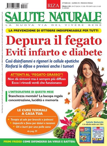 Salute Naturale – Ottobre 2021 Cover