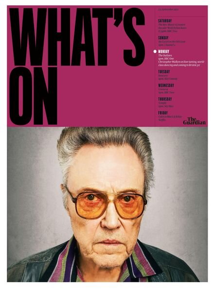 Saturday Guardian – What’s On – 23 October 2021 Cover