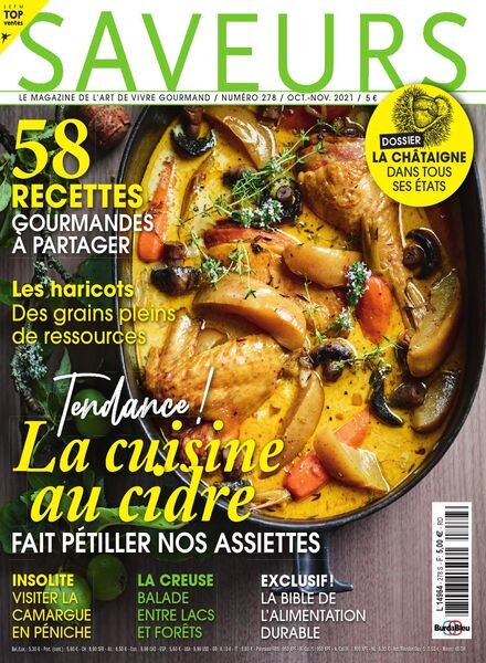 Saveurs France – Octobre-Novembre 2021 Cover